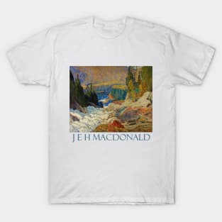 Falls, Montreal River by J E H MacDonald T-Shirt